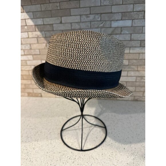 Disney Parks Exclusive Unisex Adult O/S Gold Mickey Mouse Straw Fedora Hat - Picture 3 of 5